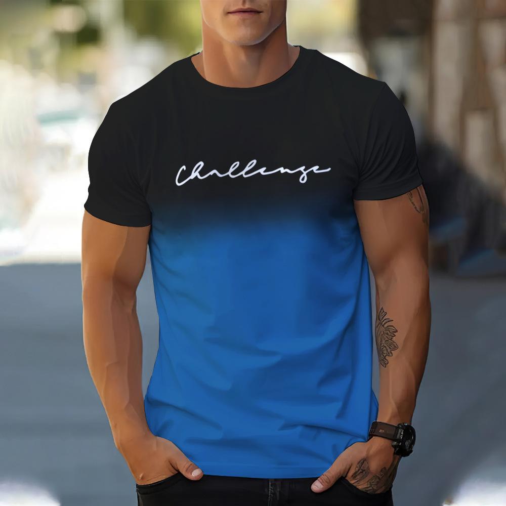 Summer Fashion Short Sleeve T-Shirt 3D Print Tee