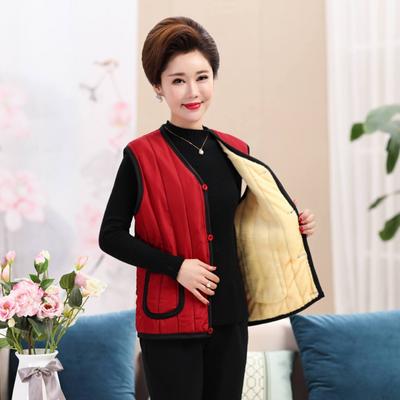 Women's Loose Thickened Vest Winter Warm Vest Sleeveless Plus Size Vest Loose Casual Vests