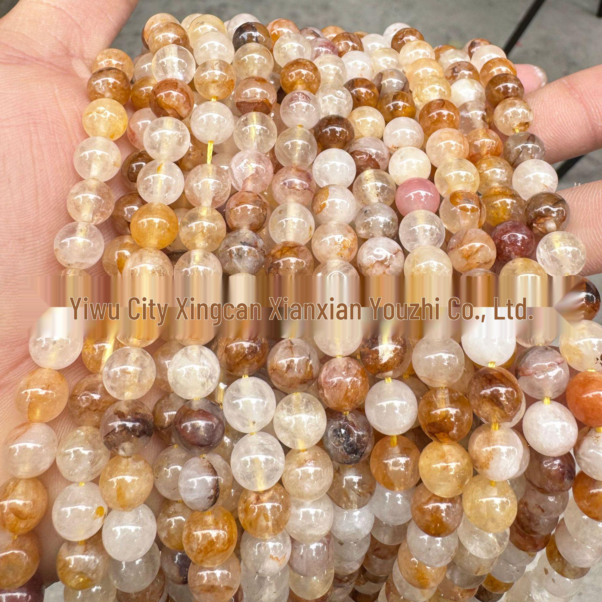 Natural Yellow Tiger Eye Beads for DIY Wealth-Attracting Crystal Bracelet. 6mm (approx. 60 beads)