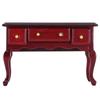 1:12 Dollhouse Miniature Desk, Mini Wooden Dollhouse Table Furnishings Accessories, 9.5 X 6.3 X 4cm/3.7 X 2.5 X 1.6in