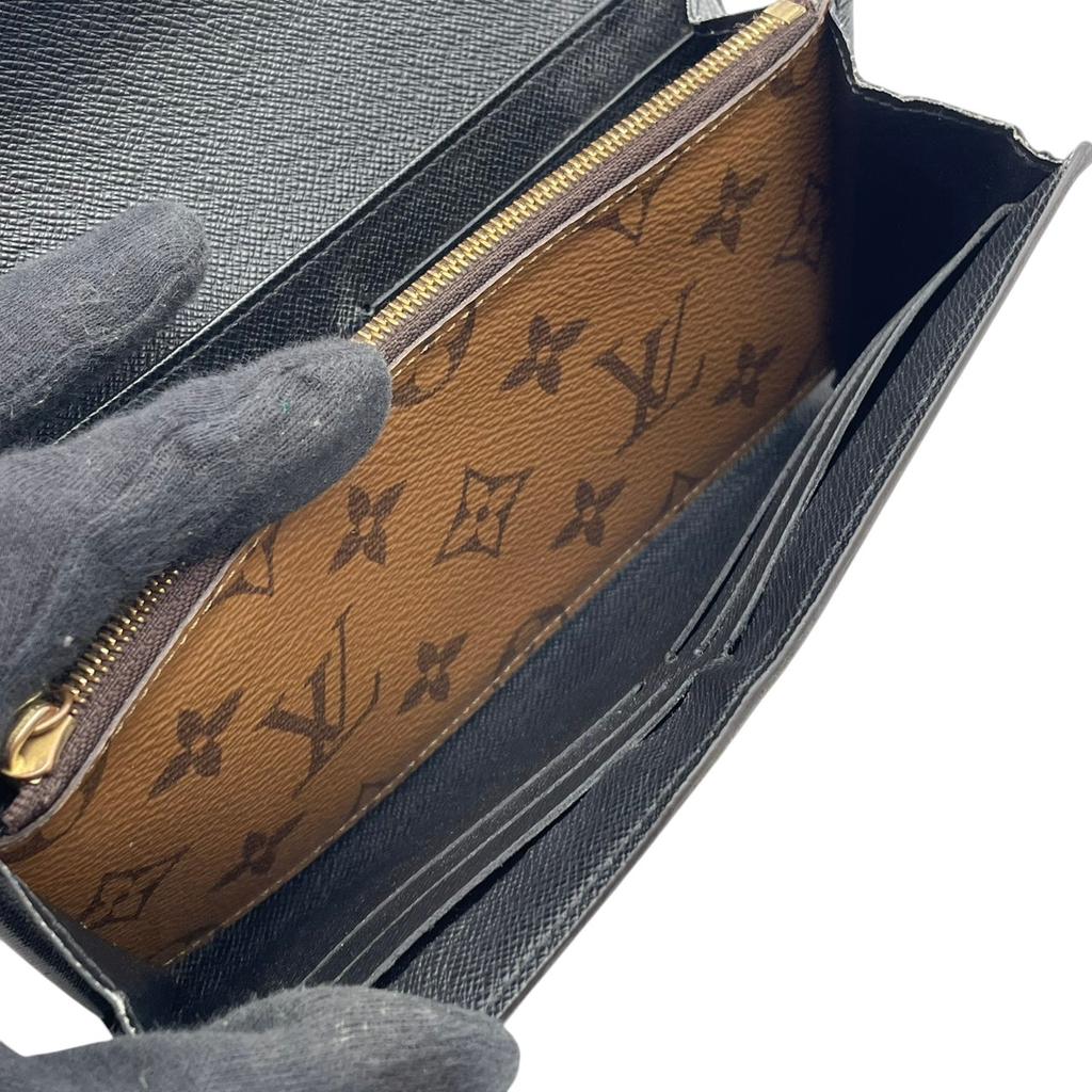 Used LOUIS VUITTON Purse Monogram reverse Portefeuille SaraPurse Brown PVC/leather Women