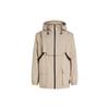 Karl Lagerfeld Urban Street Social Solid Color Detachable Hood Long Sleeve Parka Men Outerwear Beige 235M1500198