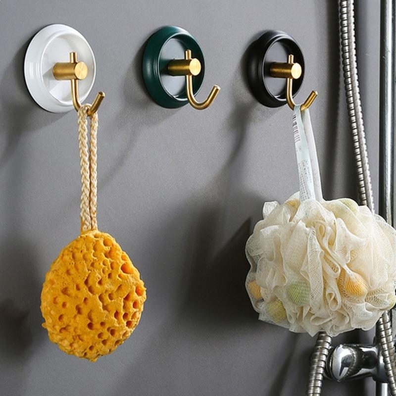 Multi-purpose Wall Hooks Door Keys Cloth Coat Hook Bathroom Towel Robe Hanger Hook Adhesive Kitchen Rack Shelf Bag Hook