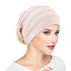 Muslim Women Stretch Sleep Chemo Hat Cotton Beanie Sleep Hijab Turban Headwear Cap Head Wrap for Cancer Hair Loss Accessories