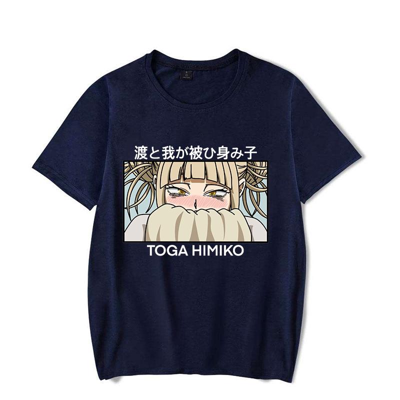 Funny Anime Himiko Toga Printed Shirt Women'S Casual Personality T-Shirt Unisex Summer Cute Anime Himiko Toga T-Shirt Tops