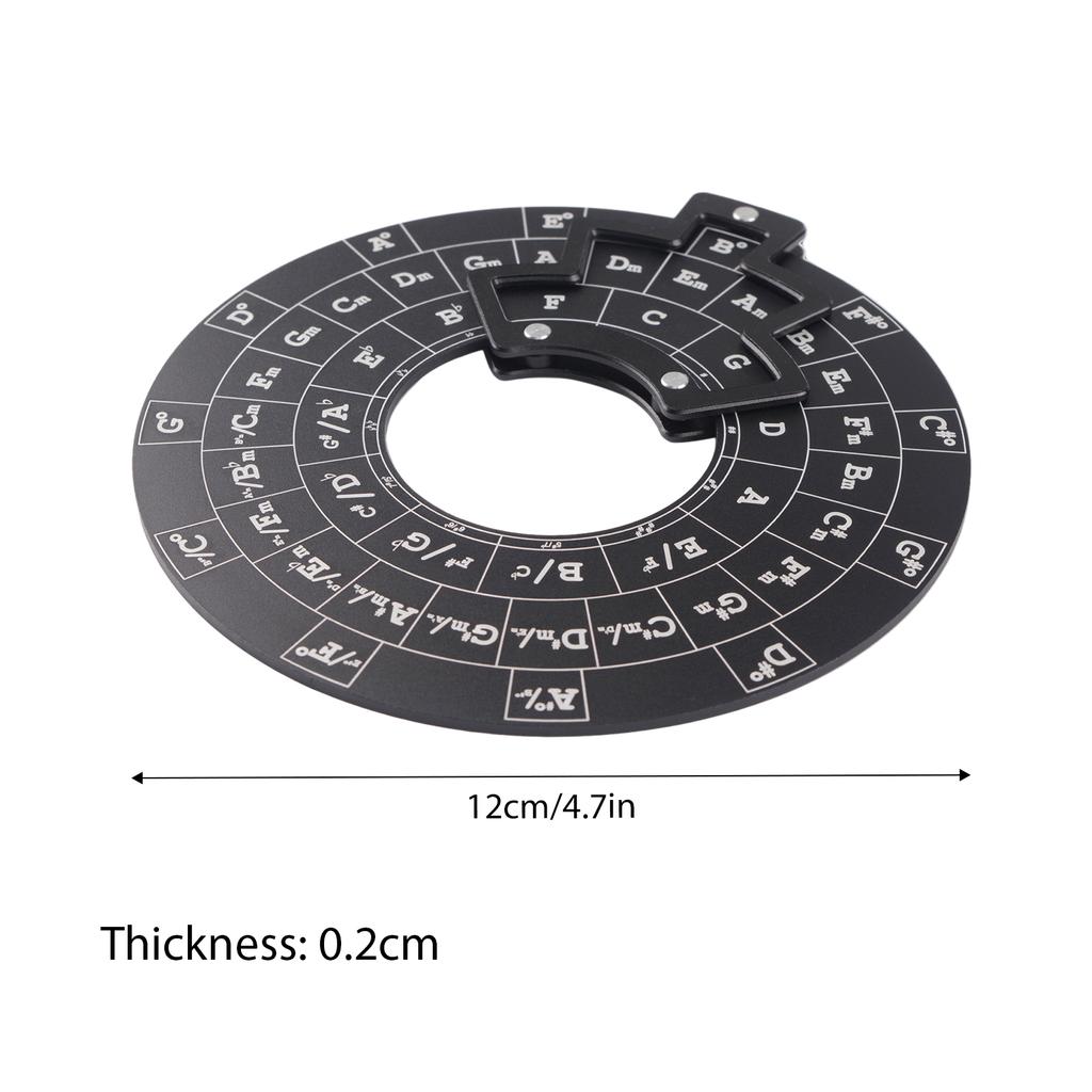 Circle of Fifths Plastic Wheel Melody Tool Music Theory Plate Learning Tool Chord Series Table