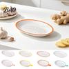 Herb And Spice Grinder Ceramic Garlic Grater Plate for Food Prep, Multifunctional Ginger Mincer Dish, Non Slip Masher Bowl Cheese Nutmeg Paste Maker