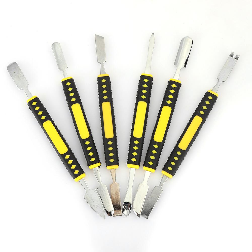 6ks sada Spudger Nástroj na otevírání telefonu Nerezová ocel Nástroj na otevírání mobilního telefonu pro opravy