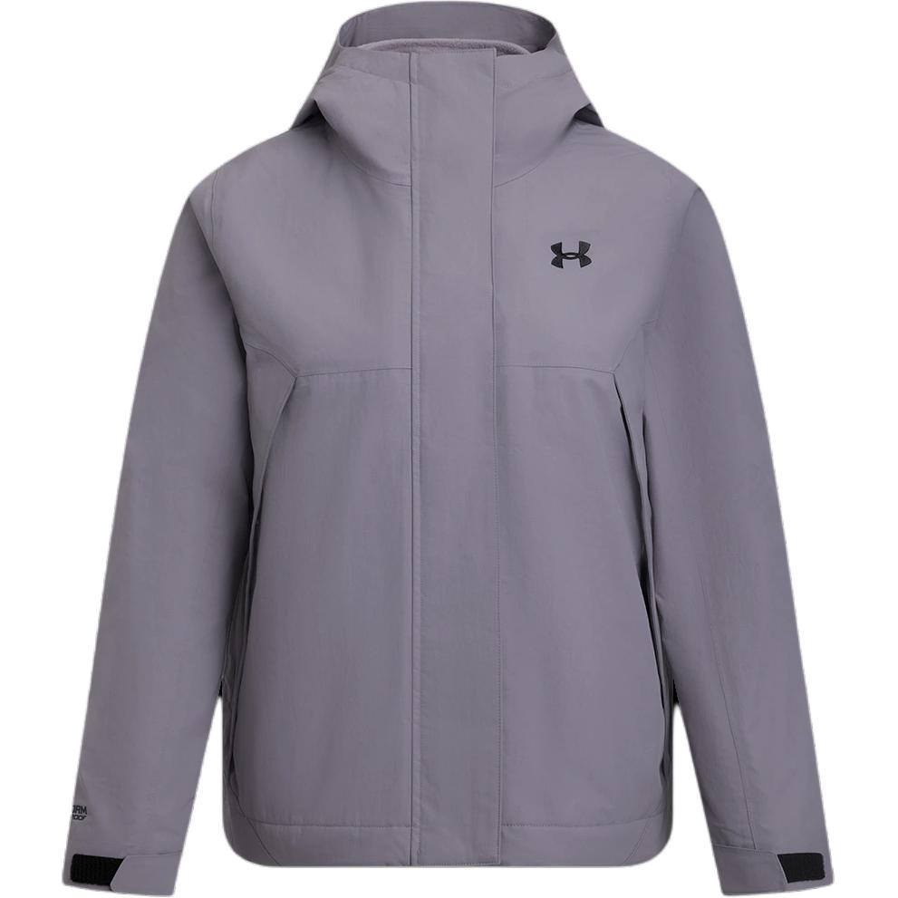 Under Armour Ua Ef Solid Color Hooded Warm Fashion Jacket Women Jacket Purple 6001978-550
