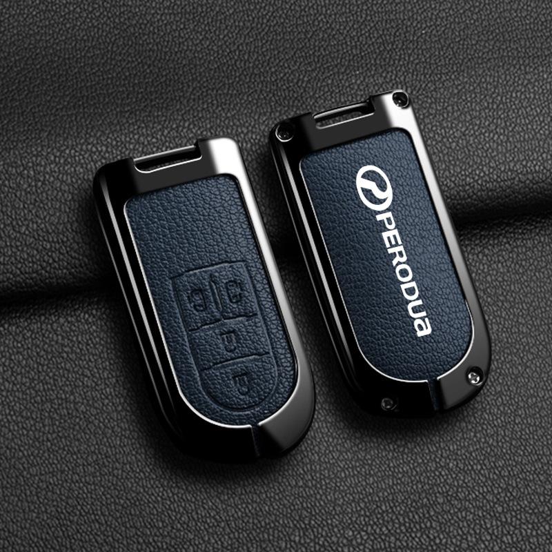 Suitable for Beilu big key case Car PERODUA Toyota remote control car Key case to protect men and women Metal case