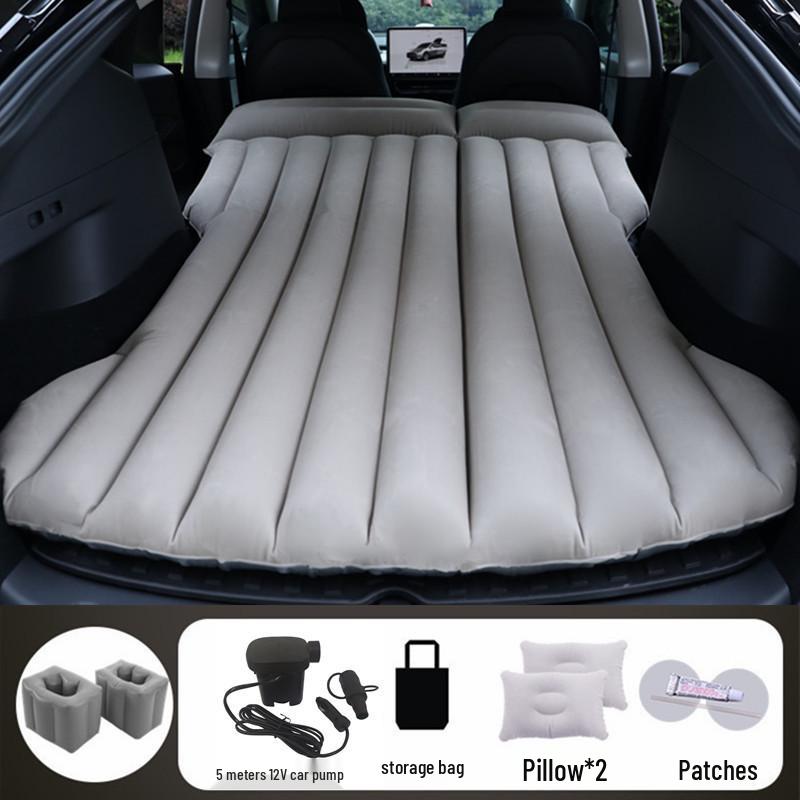 Tesla Model Y/3 Rear Seat Inflatable Mattress - Foldable Car Sleeping Pad