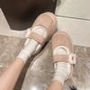 Fashion Cute Plush Cat Paw Decoration Cotton Slippers Women 2025 Winter Sweet Suede Indoor Slides Warm Thick Bottom Short Plush Shoes