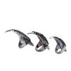 1pcs Cool Rock New Brand Eagle Claw Hook Ring Exquisite Gothic Punk Finger Nail Crystal Rhinestones