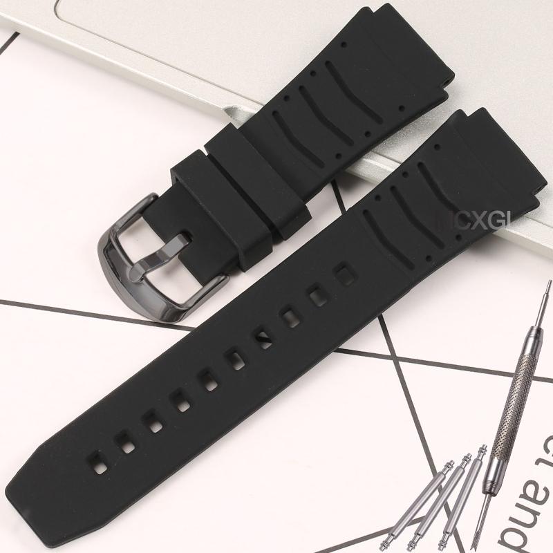 Men's Silicone Watch Strap Replacement Fit for Casio PRG-80 PAG-80 PRW-1000 PRW-1100 Rubber Watch Bands Wristband Bracelet