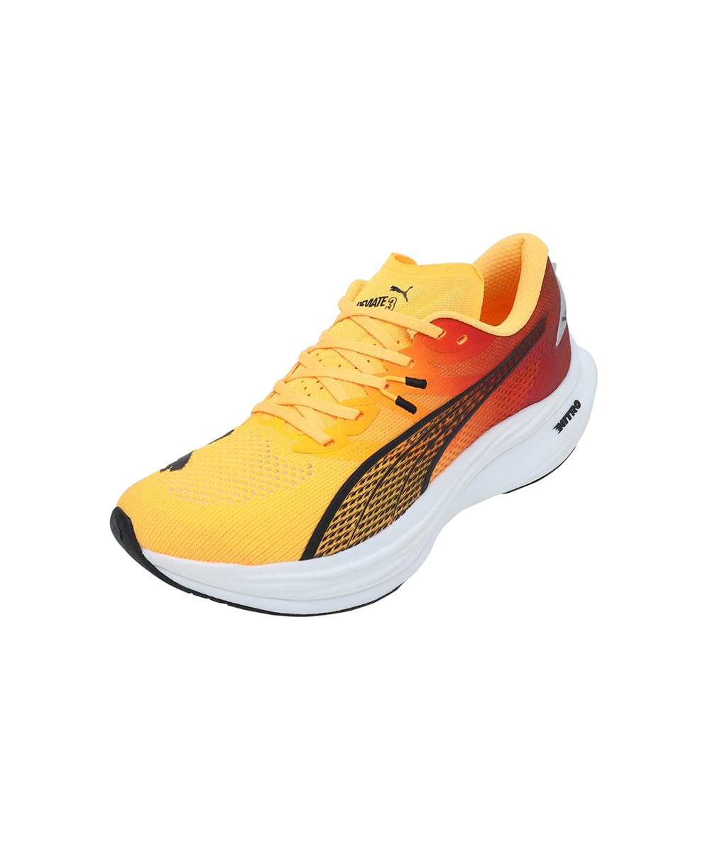 

Running Shoes Deviate Nitro 3 Fire Glow 310474 24 Color Glow White cm [PUMA] Men s Fall/Winter Sunstream/Sunset (01) 27.0