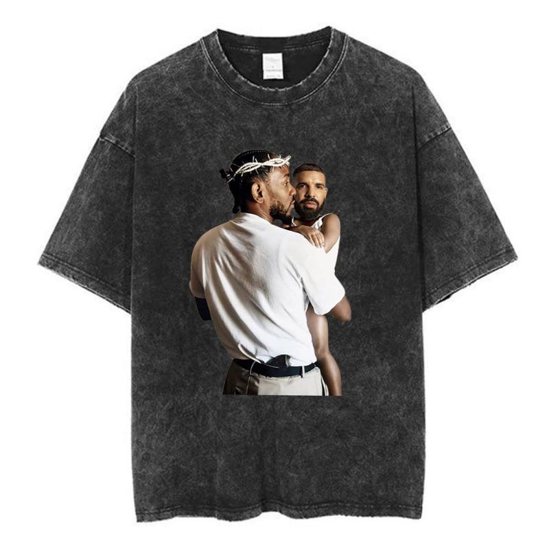 Rapper Kendrick Lamar To Pimp A Butterfly Grafik T-Shirt Herren Hip Hop Streetwear T-Shirts Unisex Baumwolle Oversized T-Shirts