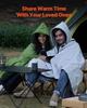 Camping Blanket 79" x 59" Wearable Warm Stadium Blanket Outdoor Light Grey