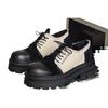 Fashion Square Toe Japan Korean Streetwear Brand Luxury Fashion Casual Leather Men Business Office Commute Wedding Dress Leather Shoes