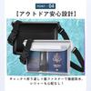 ideamall Waterproof Shoulder for Small Perfect for the and Hot Springs Bag/Pouch Items, Beach, Pool, (Clear Black)