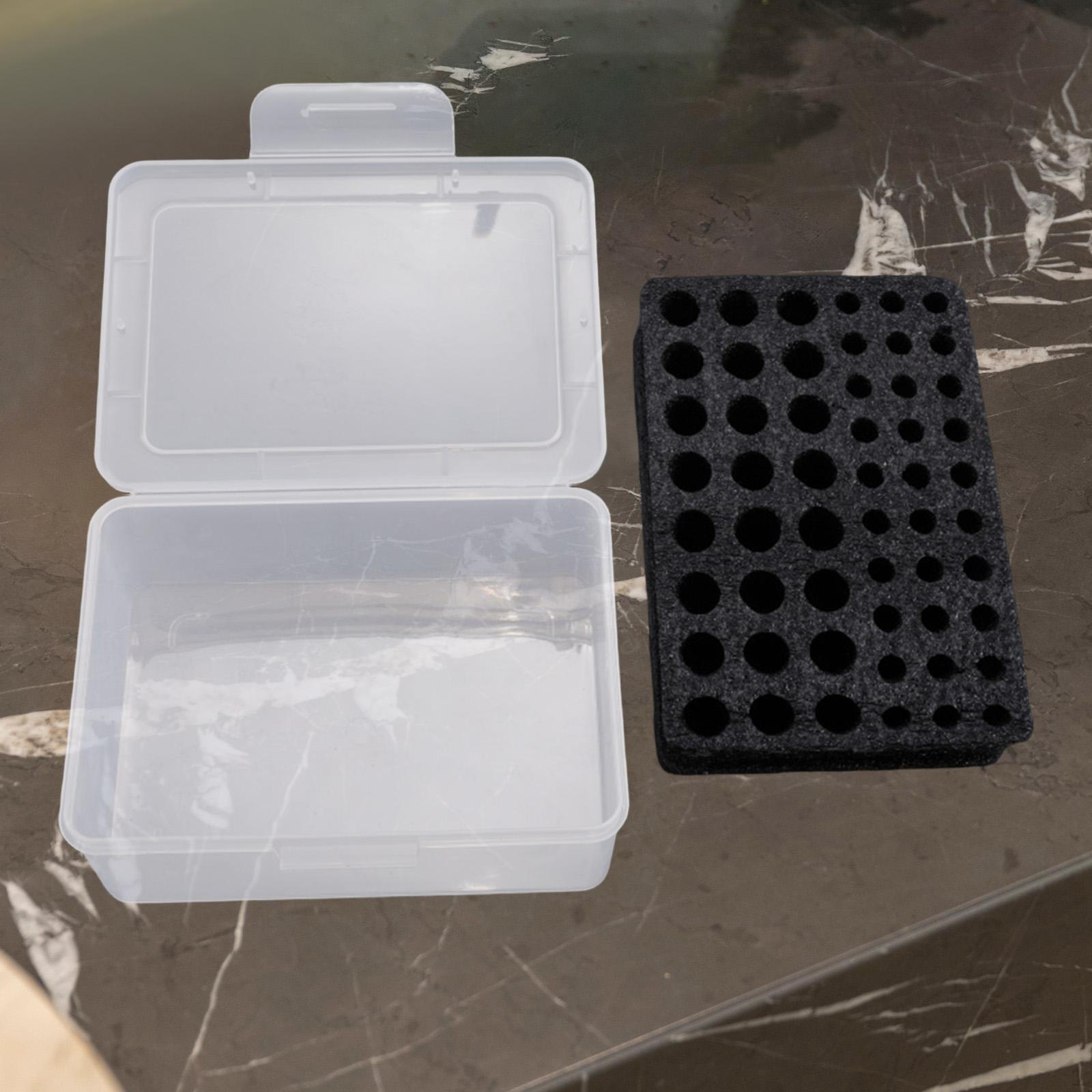 Battery Storage Case with FoamCarrier Portable Organizer AA AAA Holder for Activities Outdoor 990₽