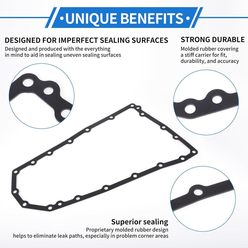 Car Transmission Filter Oil Pan Gasket Engine Oil Pan Gasket Seal No.2705A049 for Mitsubishi Outlander 2.4L 2016-2024 1 Pcs