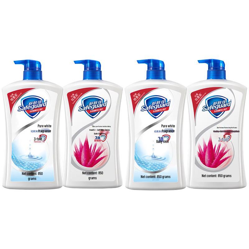 Safeguard Pure White & Aloe Vera Shower Mousse Trio Pack