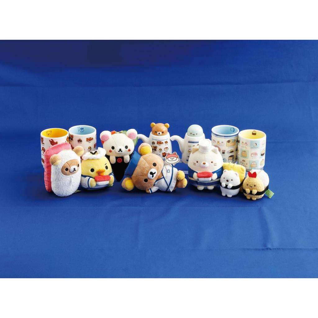 San-X Rilakkuma "Always Sushi Goods" Sushi Plush Toy Rilakkuma MV38901 Approx. H130 x W160 x D75mm