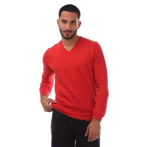 Jersey de cuello en V Barnabas-4 para hombre de Boss