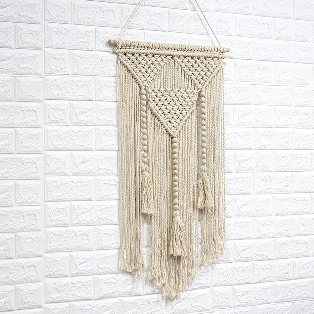 Handmade Wall Tapestry Wall Hanging Aesthetic Tapestry For Living Room Bedroom Balcony Boho Decoration