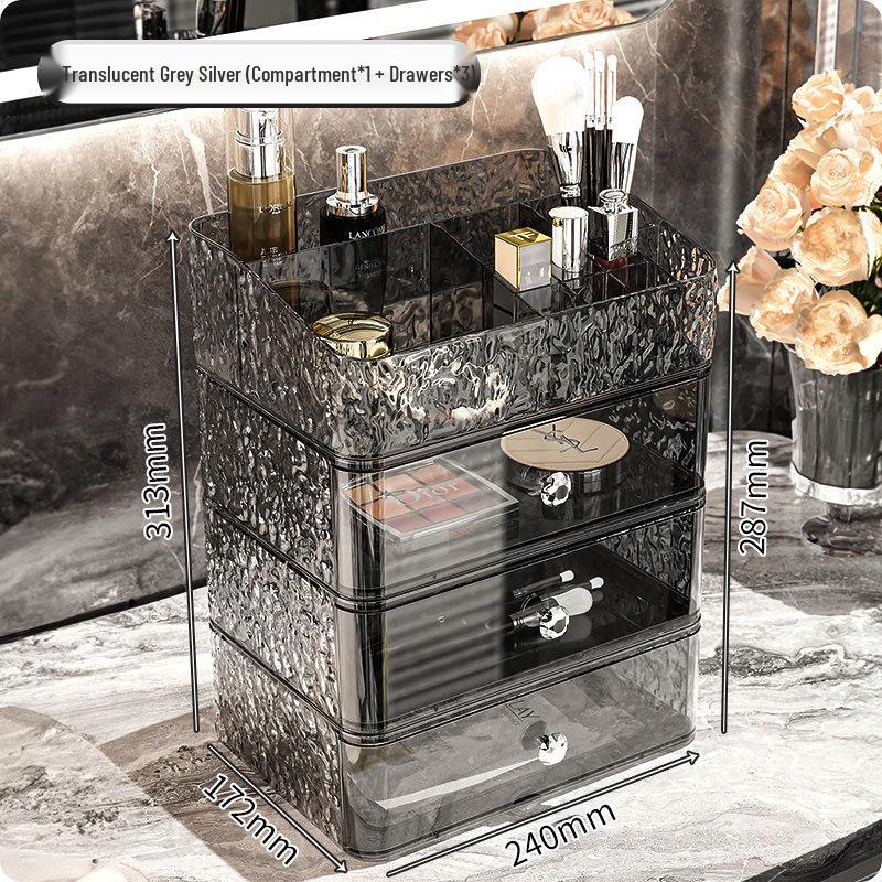 Luxury Desktop Cosmetic Storage Drawer - Makeup and Skincare Organizer