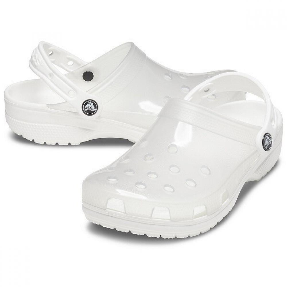 

Crocs 206908 100 Classic Clear Clog Public Sandals M9W11(270mm)
