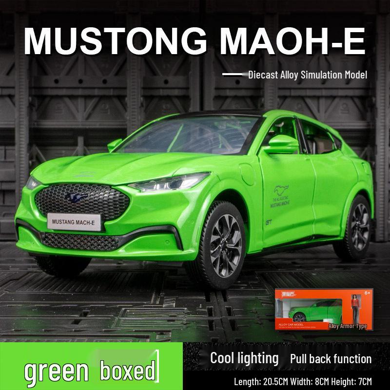 

Черная Мамба H2293 Сплавной Внедорожный Игрушечный Автомобиль Модель Форд Мустанг с Инерционным Механизмом зелёный