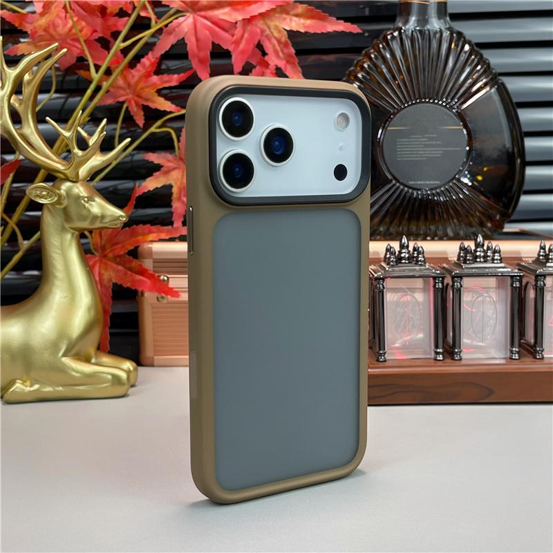 Active Touch Camera Button Matte Hybrid Armor Case For iPhone 17Air 17 17Pro 17Pro Max Lens Protection Shockproof Hard Cover For iphone 17