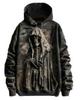 Herren Halloween Dunkler Stil Pullover Hoodie 3D Druck Herbst Winter