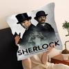 S-Sherlock Holmes Detective Series Pillow Cover Sofa Cushion Cover Home Room Decoration Children Gift
