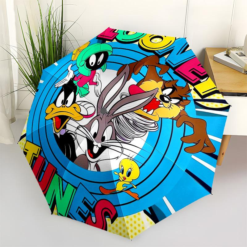 

1pc Looney Tunes Characters Umbrella with Plastic Handle,Suitable for All Seasons Travel Outdoor Multi-functional UmbrellaDCS277