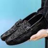 Mocasines de verano para hombre Cuero PU Zapatos casuales para hombre Ligeros Suaves Zapatos para caminar para hombre Slip-on Zapatos de ocio para hombre Chaussure Hommes