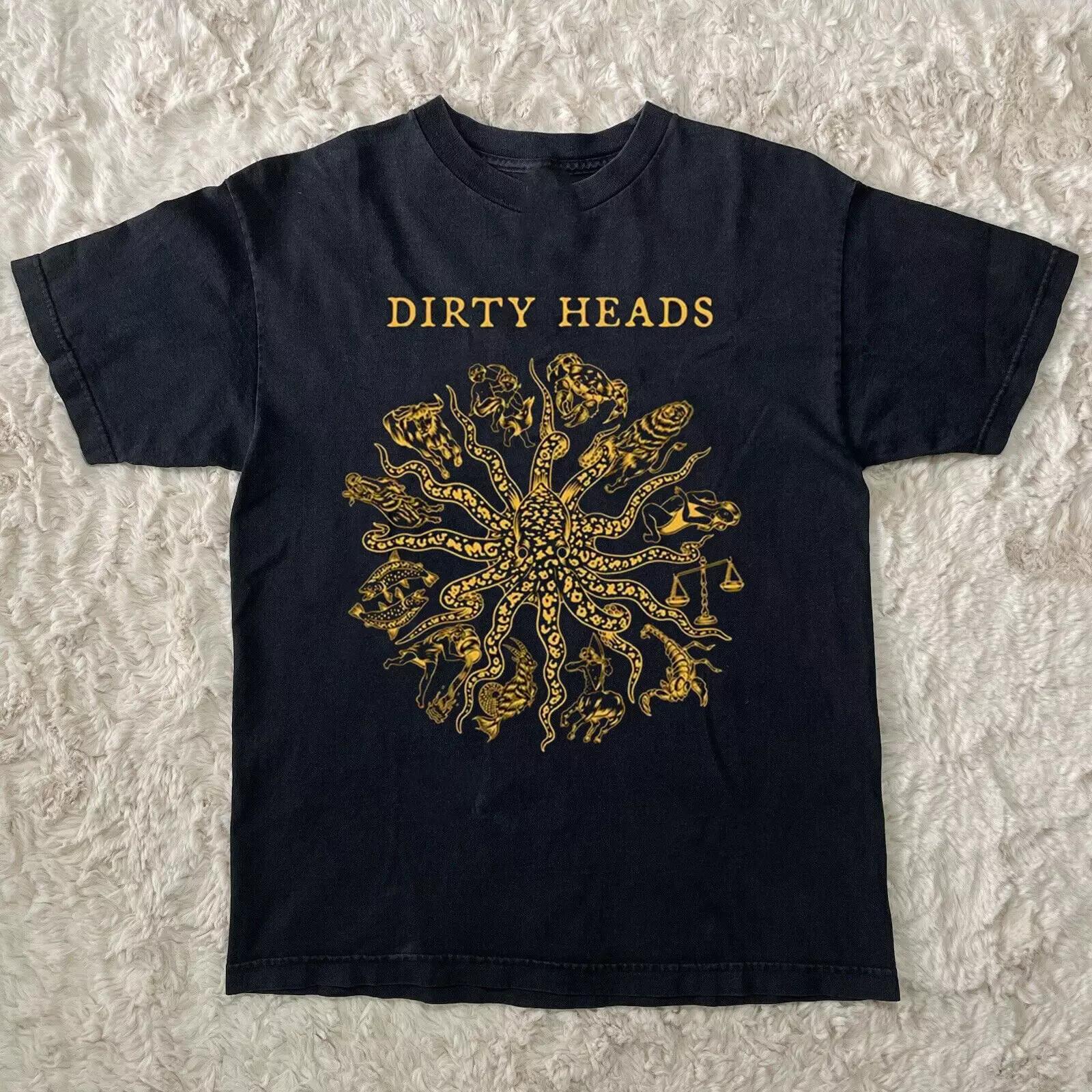 NEW Dirty Heads Band Short Sleeve Black All Size Shirt OM31.webp S разноцветный