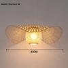 Japanese Style Bamboo Woven Pendant Light for Restaurant, Hotel, B&B, and Hallway Decor