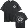 Washed Vintage TV Play Supernatural Saving People Hunting Things The Family Business T-shirt Men Women Casual Oversized T Shirt