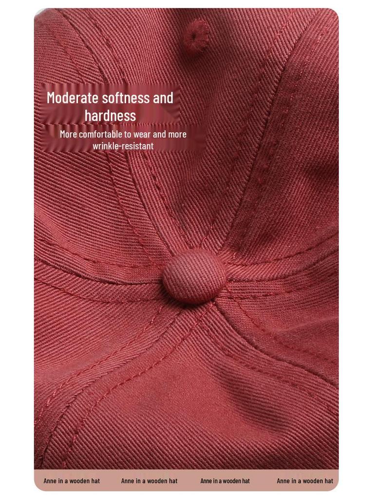 2025 Raspberry Pink Extra-Large Baseball Cap with Wide Brim for Men & Women