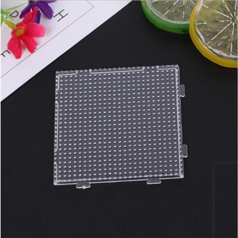 Yant Jouet 5mm Hama Beads Pegboard Transparent Template Board Circular Square tool DO-IT-YOURSELF Figure Material Board Perler Beads