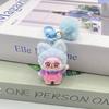 Lucky Cat Keychain Plush Toy With Handwave Design For Gift And Decor