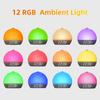 Sunrise Alarm Clock Wake Up Light White Noise Sound Machine with 30 Soothing Sounds Dimmable 12 RGB Ambient Light for Home Decor