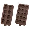 Chocolate Mold Mini Heart Shaped Model Food Grade Silicone Cake Baking Mold For Ice Block Biscuit Pastry Handmade Kitchen Tools