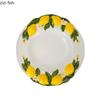 Creative Ceramic Lemon Plate Dining Plate Fruit Plates Snack Bowl Salad Bowl Pasta Dish Western Style Steak Plates Sushi Dish
