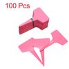 100PC Plastic Plant T-type Tags Markers Nursery Tray Garden Labels