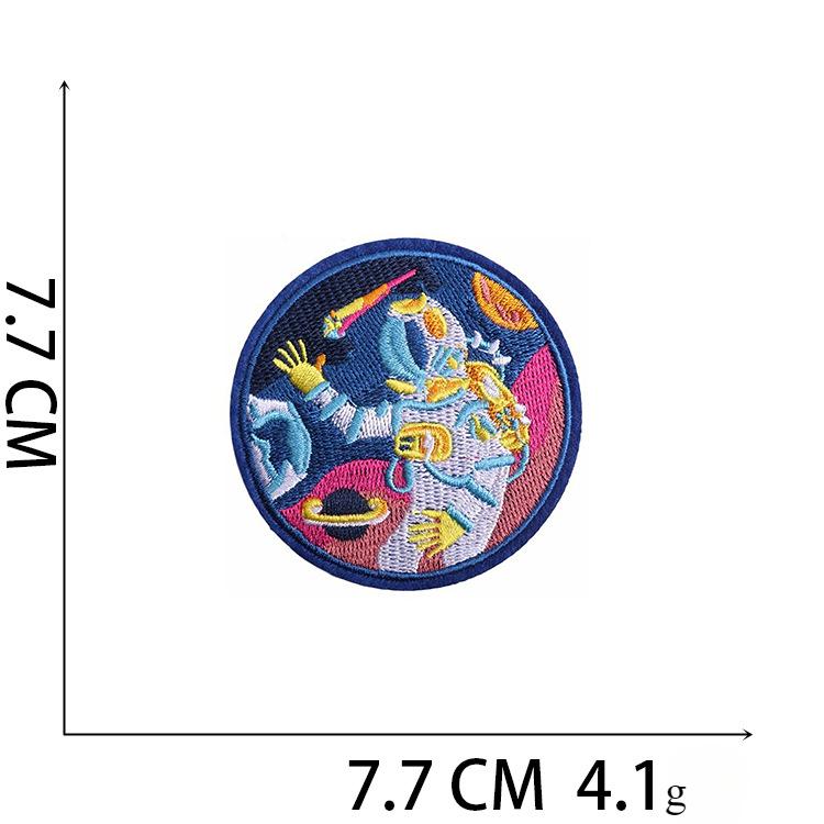 1Pc Astronaut Style Repair Clothing Home Decoration Embroidery Patches