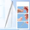 Double Ended Cuticle Pusher Remover Cleaner Nail Art Dotting Pen Stainless Steel Manicure Pedicure Nail Art Care Tool
