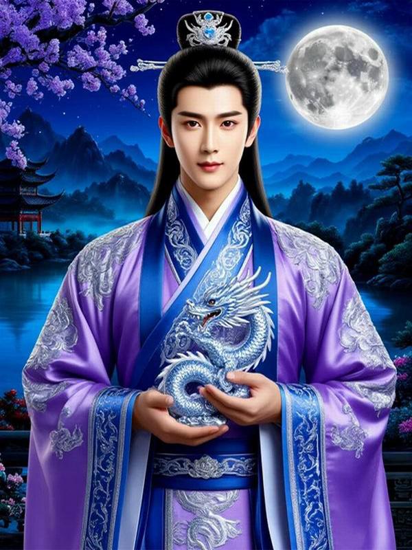 Diamond Painting New Collection Moon Chinese Man Dragon Diy Full Square Round Drill Rhinestone Embroidery Sale Mosaic Cross Stitch Kits